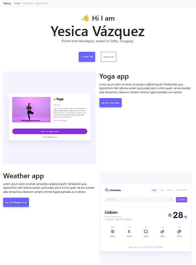 landing page preview